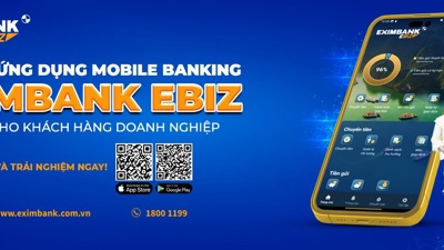 Eximbank ra mắt ứng dụng Mobile Banking "Eximbank EBiz dành cho doanh nghiệp"