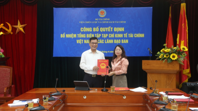 Công bố Quyết định Bổ nhiệm Tổng Biên tập Tạp chí Kinh tế Tài chính Việt Nam