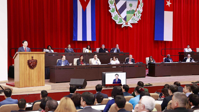 Chủ tịch Quốc hội Vương Đình Huệ dự và phát biểu tại Phiên họp toàn thể đặc biệt của Quốc hội Cuba