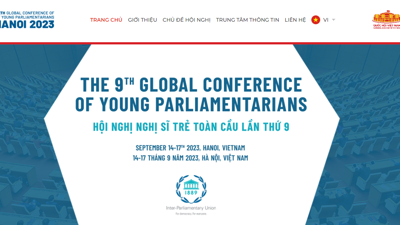 Quốc hội Việt Nam sẽ đăng cai tổ chức Hội nghị Nghị sĩ trẻ toàn cầu lần thứ 9 