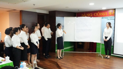 Vietcombank Thăng Long tổ chức hội thảo về thúc đẩy sản phẩm bancas nhân thọ 