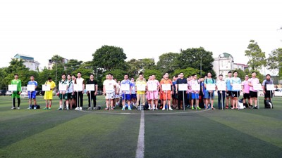 Đoàn Thanh niên Bộ Tài chính khai mạc Giải Bóng đá thường niên lần thứ 30