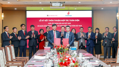 Agribank và Tập đoàn Dầu khí Việt Nam ký kết thỏa thuận hợp tác toàn diện