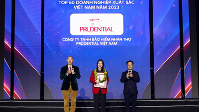 Prudential Việt Nam giữ vững vị trí “Top 50 Doanh nghiệp xuất sắc Việt Nam 2023”