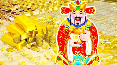 Giá vàng đồng loạt tăng trước ngày vía Thần Tài
