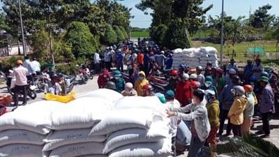 Đã xuất cấp 12.882 tấn gạo dự trữ quốc gia hỗ trợ nhân dân các địa phương