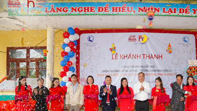 Generali Việt Nam khánh thành công trình lớp học và trao quà cho học sinh tại Quảng Trị