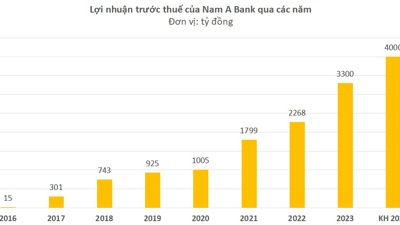 Nam A Bank đặt mục tiêu lợi nhuận 2024 cán mốc 4.000 tỷ đồng