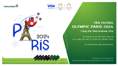 Cùng thẻ Vietcombank Visa xem Olympic 2024