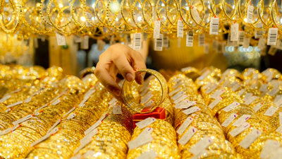 Giá vàng đồng loạt tăng theo diễn biến của vàng thế giới