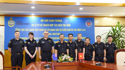 Hải quan Việt Nam và Cơ quan Bảo vệ Biên giới Australia hợp tác điều tra các vi phạm