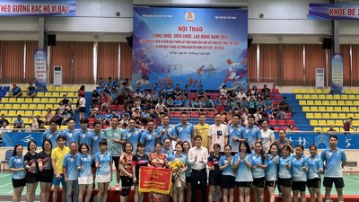 Công đoàn Bộ Tài chính đoạt Giải Nhất toàn Đoàn Hội thao Công đoàn Viên chức Việt Nam