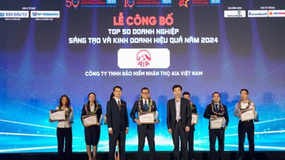 AIA Việt Nam được vinh danh doanh nghiệp sáng tạo và kinh doanh hiệu quả
