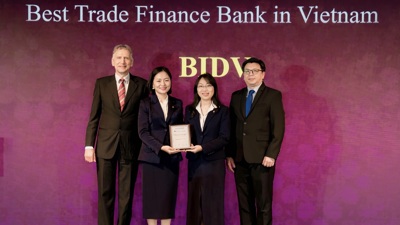 BIDV nhận 02 giải thưởng quốc tế uy tín dành cho sản phẩm dịch vụ doanh nghiệp 