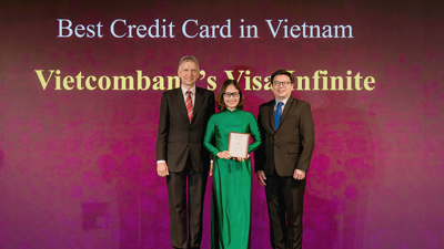 Vietcombank nhận được 2 giải thưởng lớn của The Asian Banker