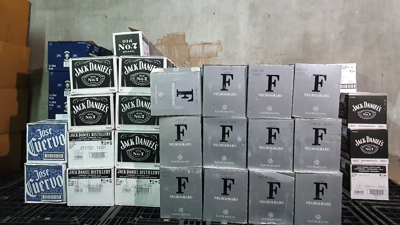 Hải quan Quảng Trị thu giữ gần 684 chai rượu ngoại nhập lậu