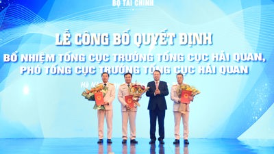 Công bố các quyết định nhân sự lãnh đạo Tổng cục Hải quan