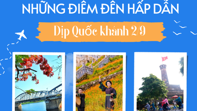 Những điểm đến hấp dẫn dịp Quốc khánh 2/9