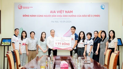 AIA Việt Nam đồng hành cùng 1.000 gia đình và trẻ em chịu ảnh hưởng bởi cơn bão số 3 