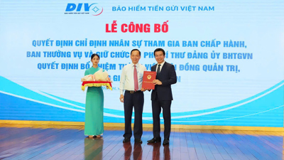 Đồng chí Đặng Duy Cường được bổ nhiệm làm Tổng Giám đốc Bảo hiểm tiền gửi Việt Nam