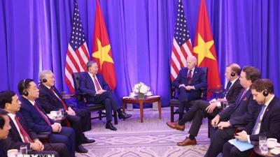 Tổng Bí thư, Chủ tịch nước Tô Lâm gặp Tổng thống Hoa Kỳ Joe Biden