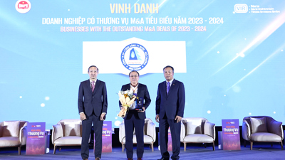 Biwase được vinh danh "Doanh nghiệp có thương vụ M&A tiêu biểu năm 2023 - 2024"