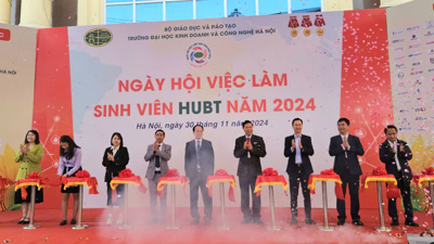 Ngày hội việc làm sinh viên HUBT năm 2024