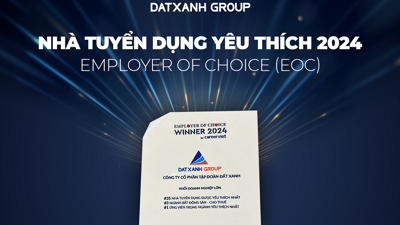 Tập đoàn Đất Xanh được vinh danh Top Nhà tuyển dụng được yêu thích nhất năm 2024