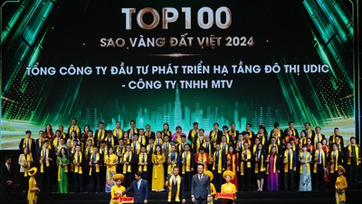 UDIC đoạt Danh hiệu TOP 20 Giải thưởng Sao Vàng đất Việt năm 2024