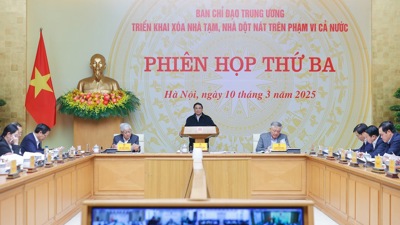 Phấn đấu đến ngày 31/10/2025 cơ bản hoàn thành việc xoá nhà tạm, nhà dột nát