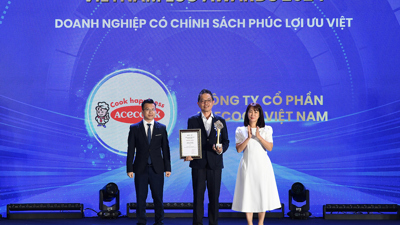 Acecook Việt Nam được vinh danh tại Vietnam ESG Awards 2024 với chính sách phúc lợi ưu việt