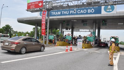 Doanh thu thu phí từ các dự án BOT tháng 3/2025 tăng 34%