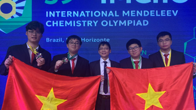 4 học sinh Việt Nam xuất sắc giành huy chương tại Kỳ thi Olynpic Hóa học Quốc tế Mendeleev năm 2025