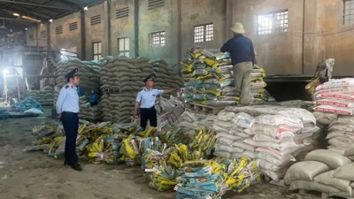 Phát hiện hơn 67 tấn phân bón giả mạo nhãn hiệu tại Thanh Hóa