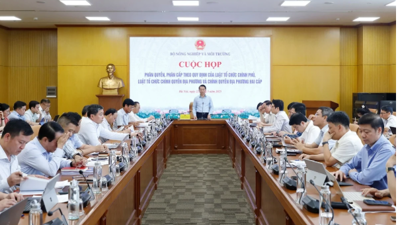 Bộ Nông nghiệp và Môi trường đẩy mạnh phân cấp, phân quyền cho địa phương