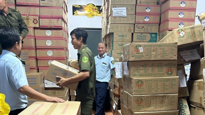 Thu giữ 25 tấn sữa bột đóng hộp hơn 3 tỷ đồng tại Long An