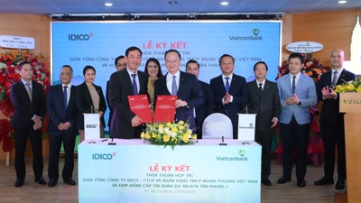 Vietcombank và IDICO tăng tốc hợp tác chiến lược, thúc đẩy chuyển đổi bền vững 
