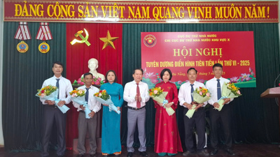 Chi cục Dự trữ Nhà nước khu vực X tuyên dương điển hình tiên tiến lần thứ VI