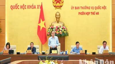 Chùm ảnh: Khai mạc Phiên họp thứ 46 Ủy ban Thường vụ Quốc hội