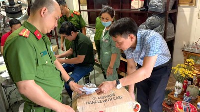 "Ma trận" cà phê giả
