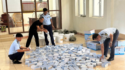 Thu giữ hơn 5.000 tuýp thuốc tân dược nhập lậu tại Quảng Ninh