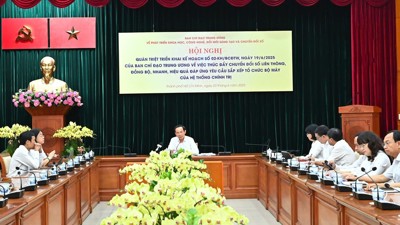 TP. Hồ Chí Minh: Đảm bảo liên thông dữ liệu trong quá trình tổ chức, sắp xếp bộ máy