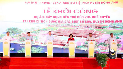 Khởi công xây dựng đền thờ Đức vua Ngô Quyền