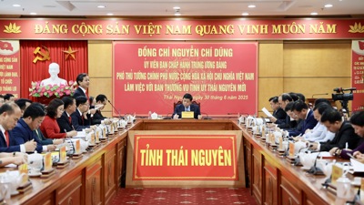 Công bố quyết định sáp nhập đơn vị hành chính cấp tỉnh, cấp xã và lãnh đạo chủ chốt tỉnh Thái Nguyên