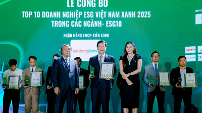 KienlongBank: Định hình tương lai bền vững với Top 10 ESG Việt Nam Xanh 2025