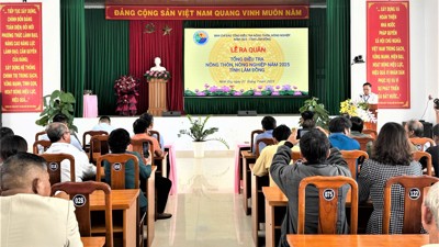 Lâm Đồng quyết tâm thực hiện tốt Tổng điều tra nông thôn, nông nghiệp năm 2025