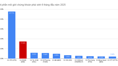 DNSE duy trì đà tăng trưởng thị phần phái sinh Quý 2/2025