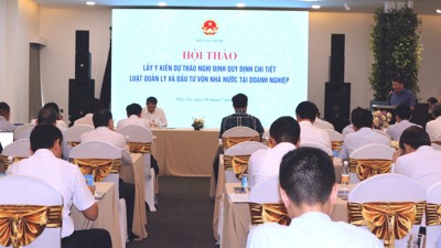 Tạo khuôn khổ pháp lý đầy đủ cho hoạt động của doanh nghiệp Nhà nước