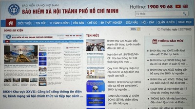BHXH khu vực XXVII công bố hệ thống cổng thông tin điện tử chính thức