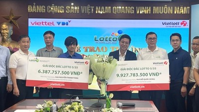 Hai người trúng thưởng độc đắc đầu tiên của xổ số Lotto 5/35 công khai danh tính 